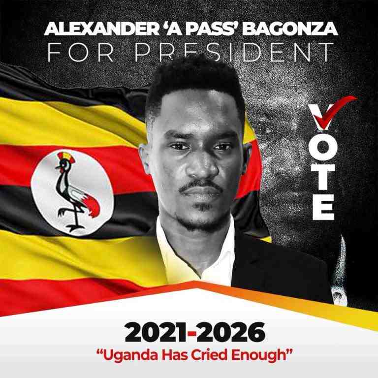 Singer Alexander Bagonza aka A Pass says he will stand for president in 2021