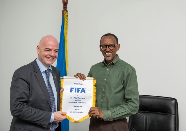 Fifa President Infantino Hails Kagame for Love of Football, CECAFA Cup