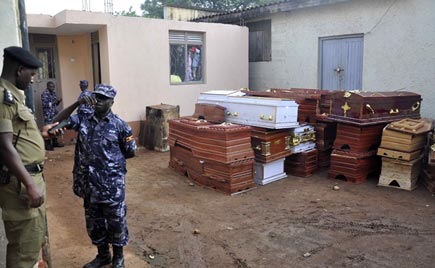 Wandegeya Traders Stage ‘Coffin Protest’ at Pastor Kakande’s Church