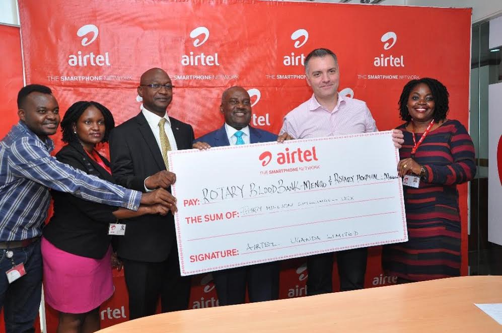 Airtel Uganda Boosts Rotary Blood Bank Fundraising Concert with Shs 30M Sponsorship