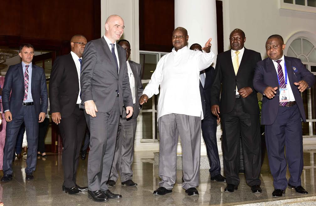 Museveni, FIFA Boss Discuss Sports Development in Uganda