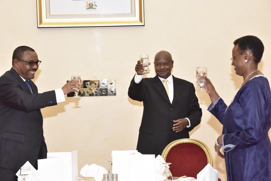 PHOTOS: Glamour as Museveni Hosts Ethiopian Premier to State Dinner