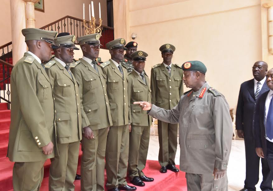 PHOTOS: Museveni Commissions UPDF Officer Cadets