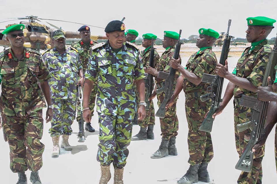 Kenyatta Moves to Lift Morale of Kenyan Troops in Somalia
