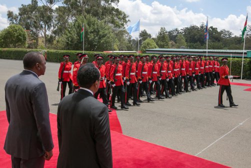 Kenyatta, Somali President Discuss Dadaab Camp, Direct Flights