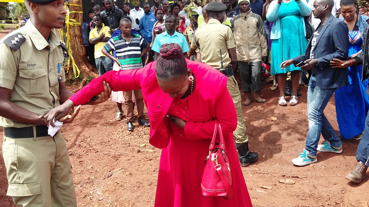 PHOTOS: Tears, Sombre Mood at Scene of Kaweesi Shooting