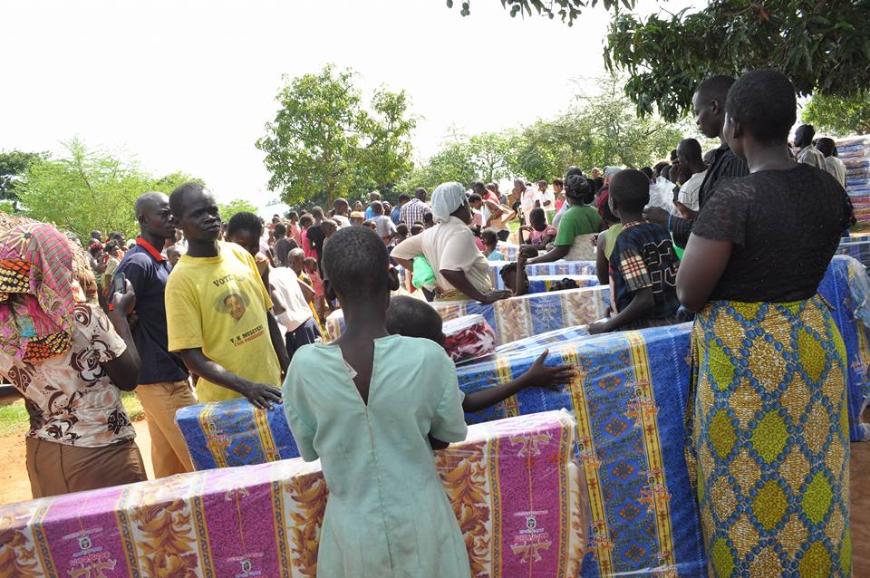 PHOTOS: Bobi Wine, Wife Take Charity to Sowe Island