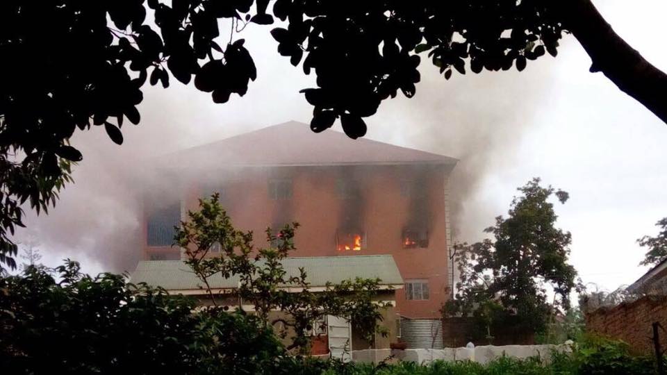 Panic as Mother Majeri School Dormitory Goes Up in Flames