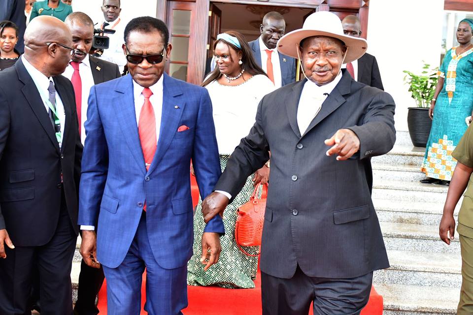 Two of Africa’s Longest Serving Presidents Meet in Kampala