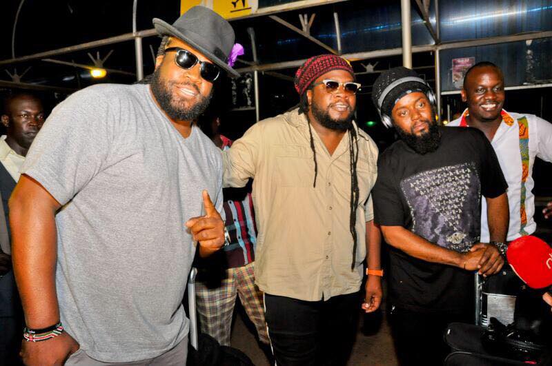 PHOTOS: Morgan Heritage Arrives in Kampala Ahead of Thursday Concert