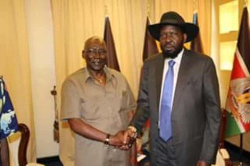 President Kiir Reconciles with Sacked Army Chief Malong