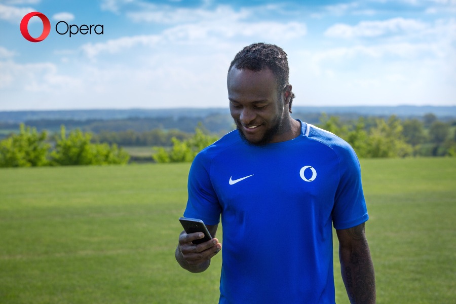 Opera Announces Victor Moses as Brand Ambassador in Africa