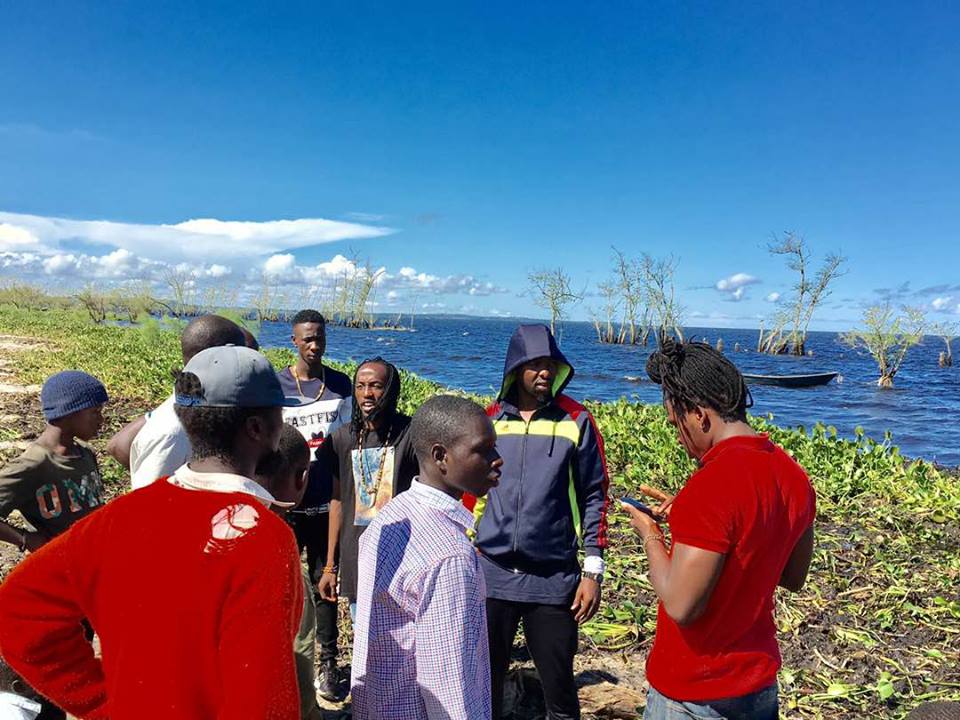 PHOTOS: Eddy Kenzo Setting Up State-Of-The-Art Beach