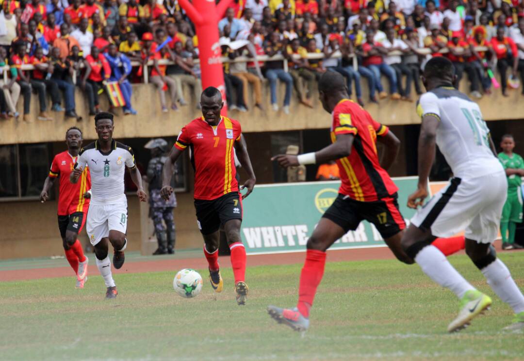 Uganda Cranes Registers Goalless Draw With Ghana at Namboole