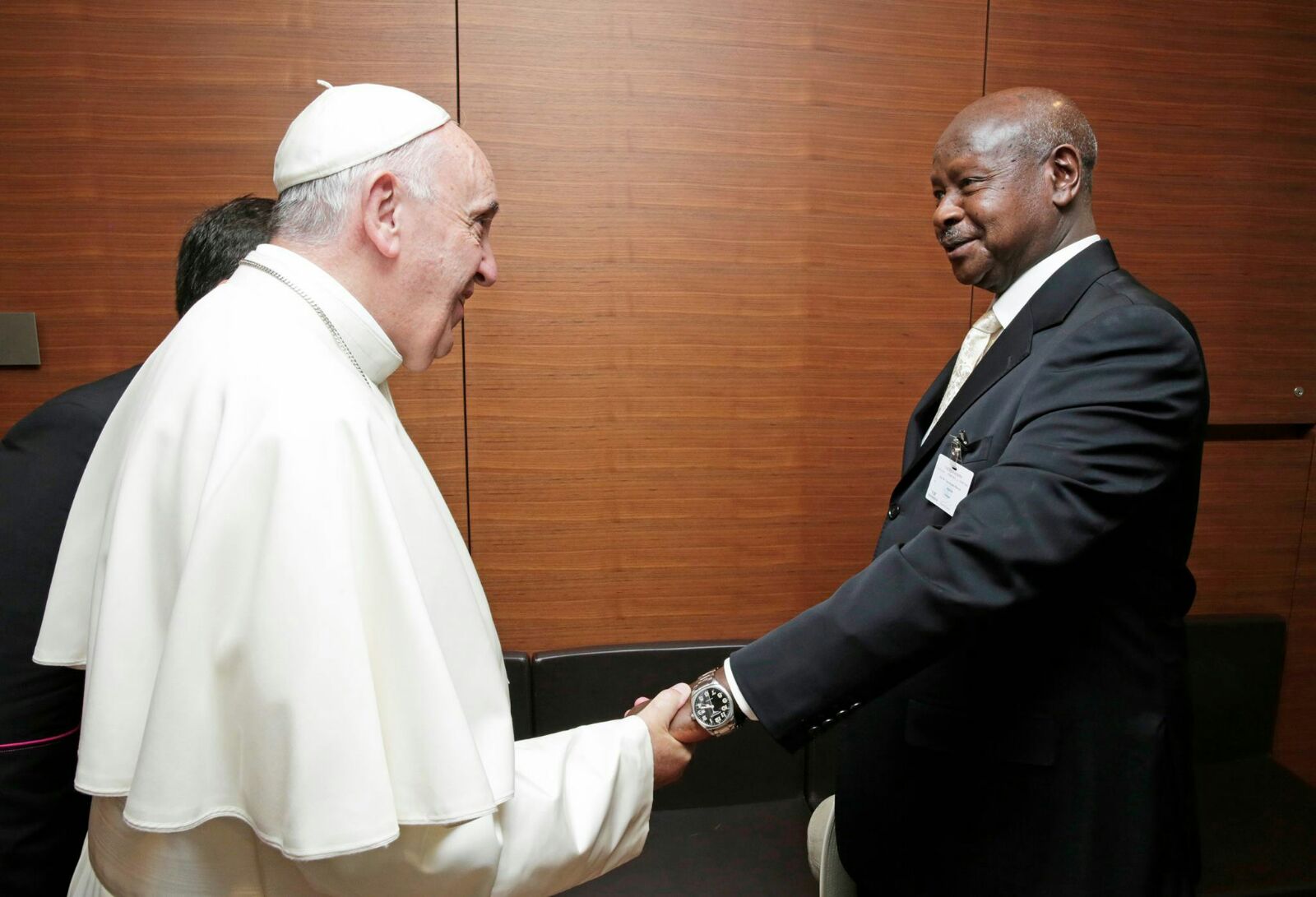 Museveni: Pope Francis’ Prayers Healed My Fractured Arm