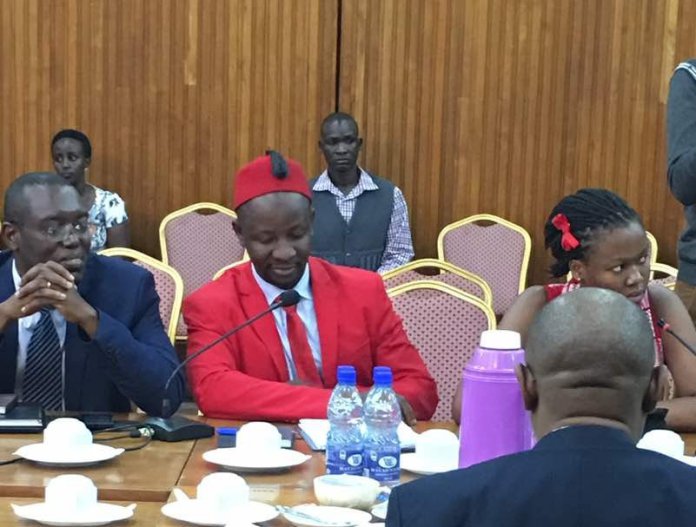Chaos, Insults as Ssemuju Nganda, Oboth-Oboth Exchange Bitterly in Age Limit Committee Meeting