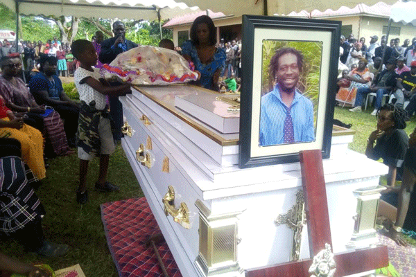 Singer Dizzy Nuts Laid to Rest