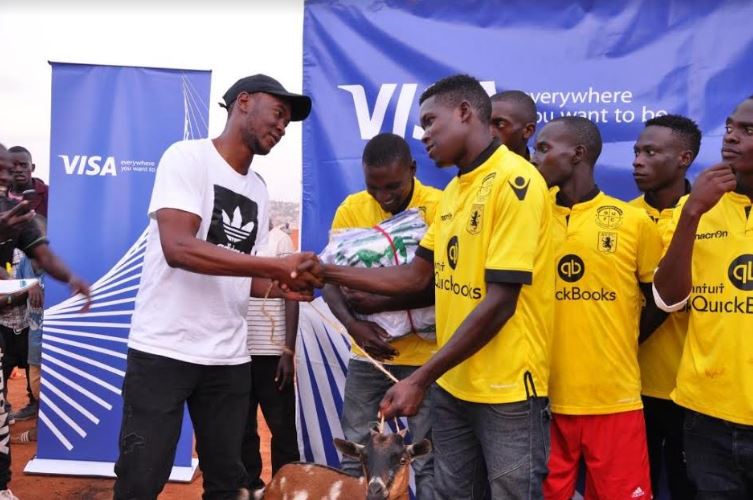 Effect Positive Change in Communities – Snowboarder Brolin Mawejje Tells Footballers