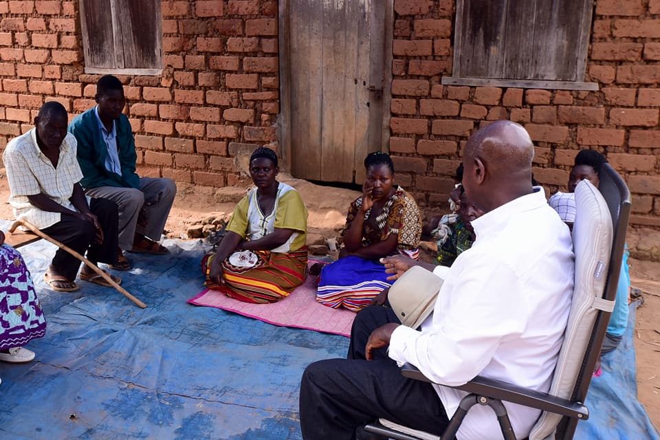 Museveni Visits Families of Murder Victims in Bukomansimbi