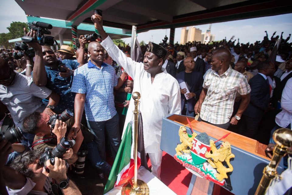 Raila Odinga Sworn in as ‘People’s President’ of Kenya