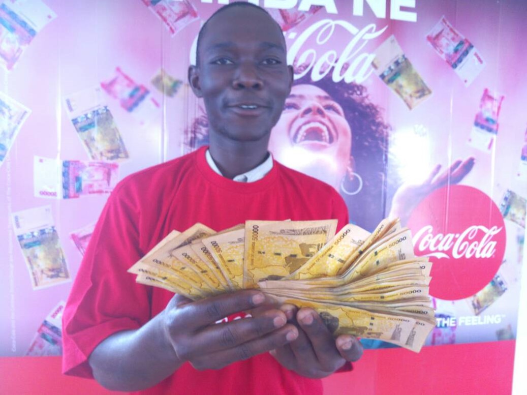 Kikubankima Resident Wins Shs 5M in Vimba Ne Coca-Cola Promo