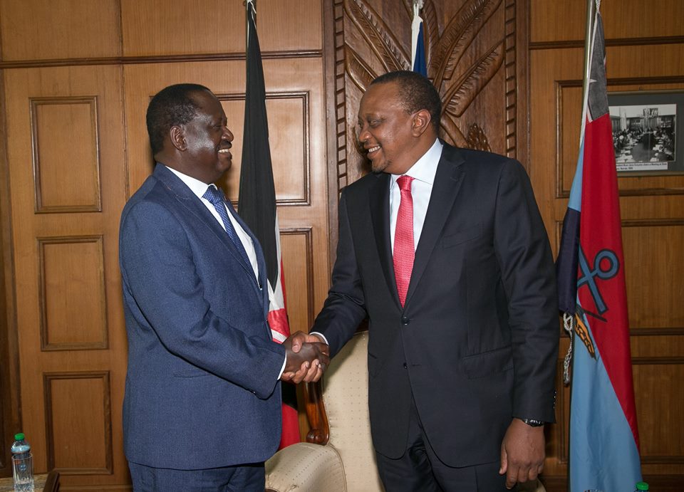 KENYA: President Kenyatta Meets Opposition Leader Raila Odinga