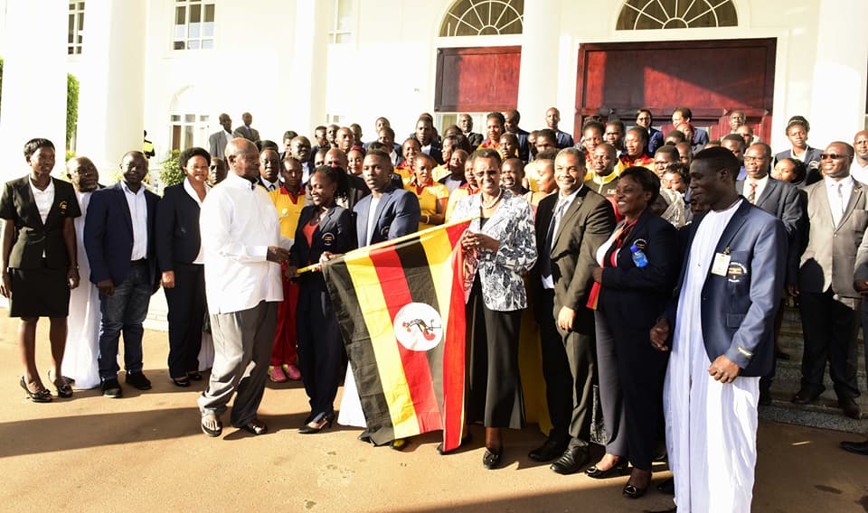 Museveni Flags off Team Uganda for the 21st Commonwealth Games