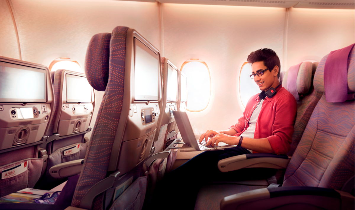 Emirates Records 1 Million Wi-Fi Connections Made on Board in March