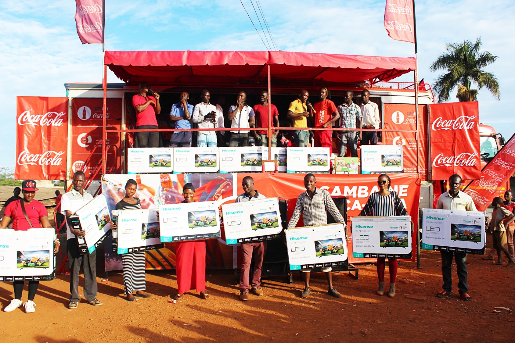 Mukono, Jinja Residents Win Big Samba Ne Coca-Cola Prizes