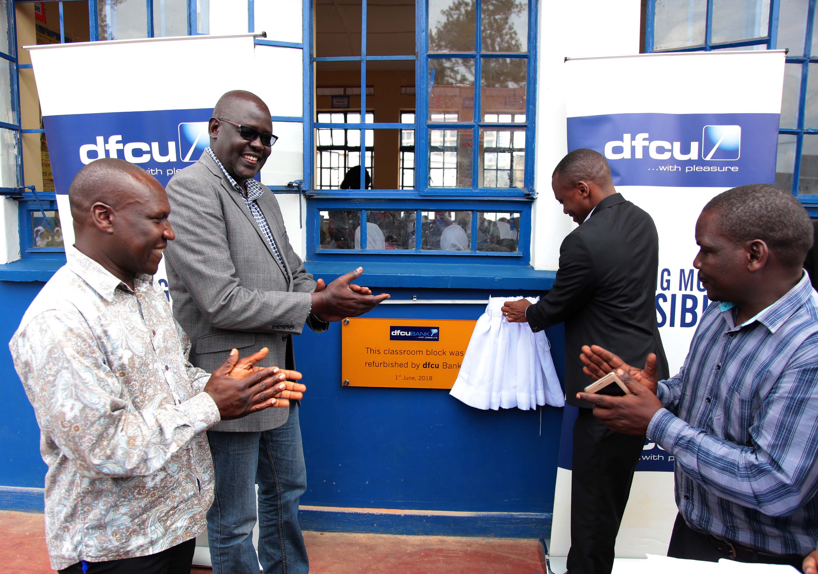 Dfcu Bank Refurbishes Nakivubo Blue Primary School