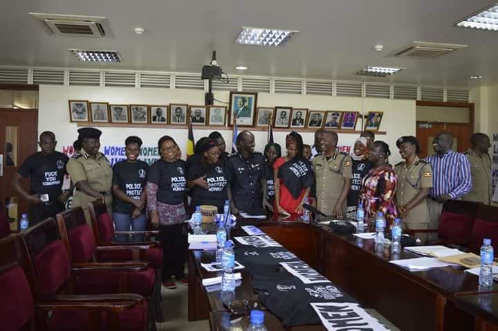 DIGP Muzeeyi Finally Meets Stella Nyanzi, Women Protest Group