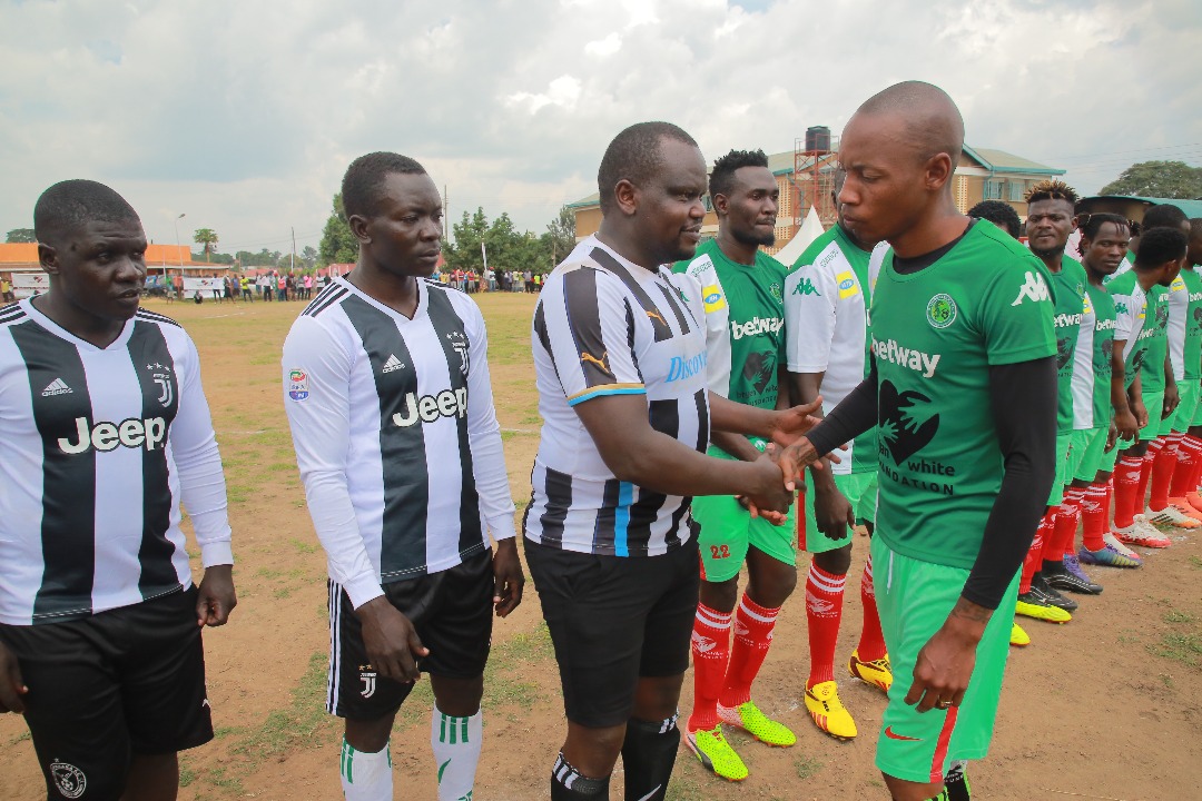 PHOTOS: How Bryan White Foundation Humbled Ex Arua Players in Friendly