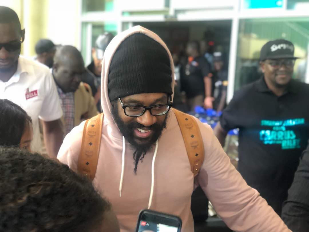 PHOTOS: Tarrus Riley Arrives in Uganda Ahead of Friday Concert