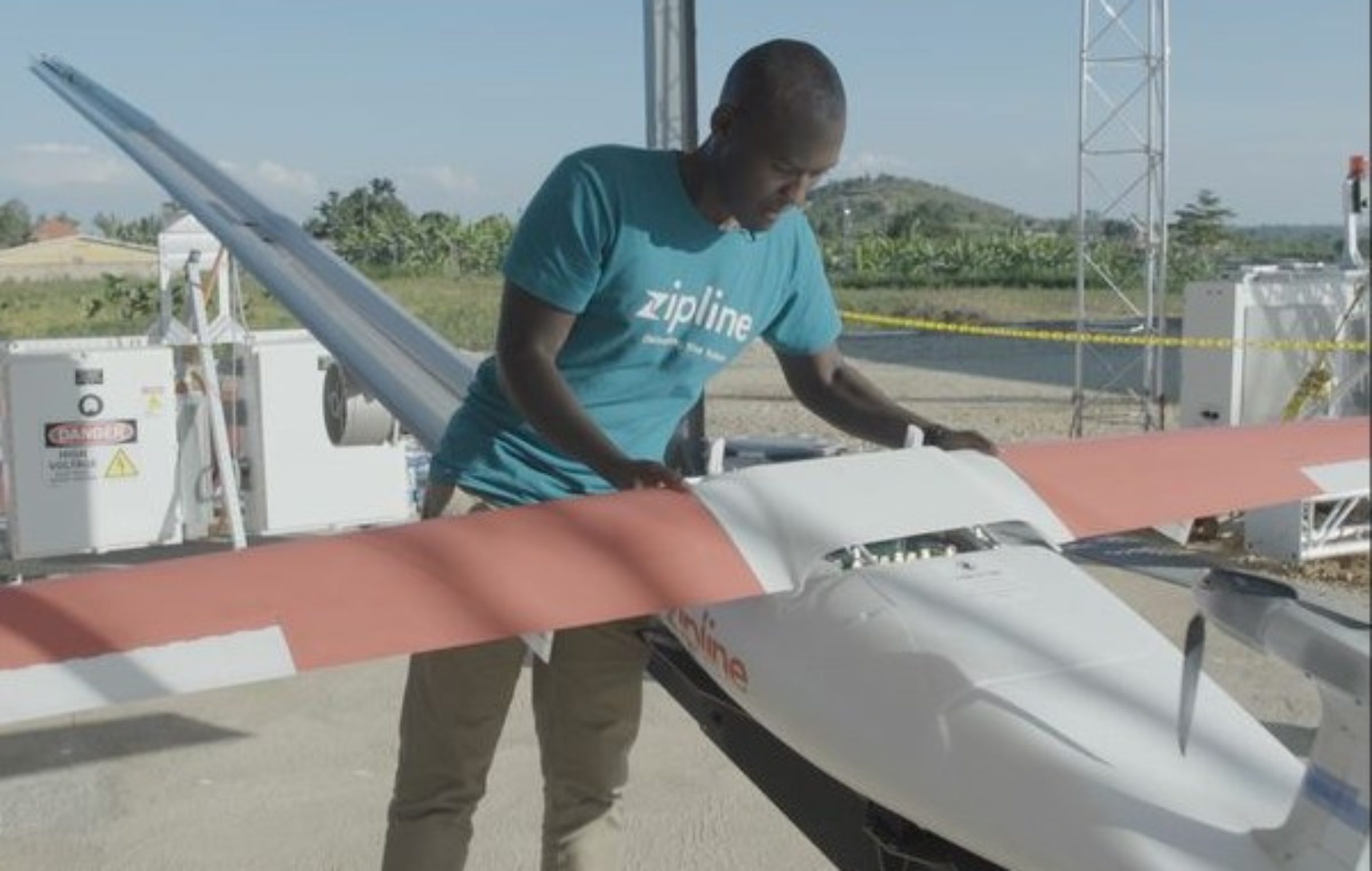 Rwandan Innovator Launches drones to Deliver Blood to Hospitals