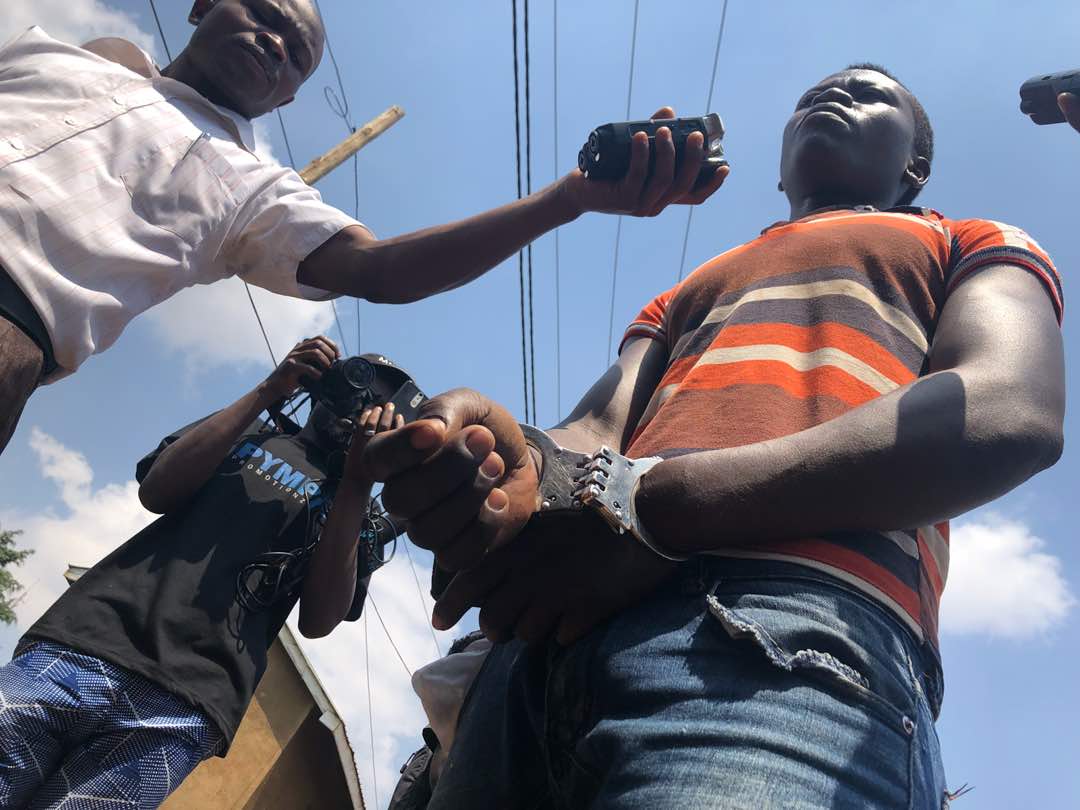 PHOTOS: Scores Arrested as Kamwokya Youth Protest Bobi Wine Imprisonment