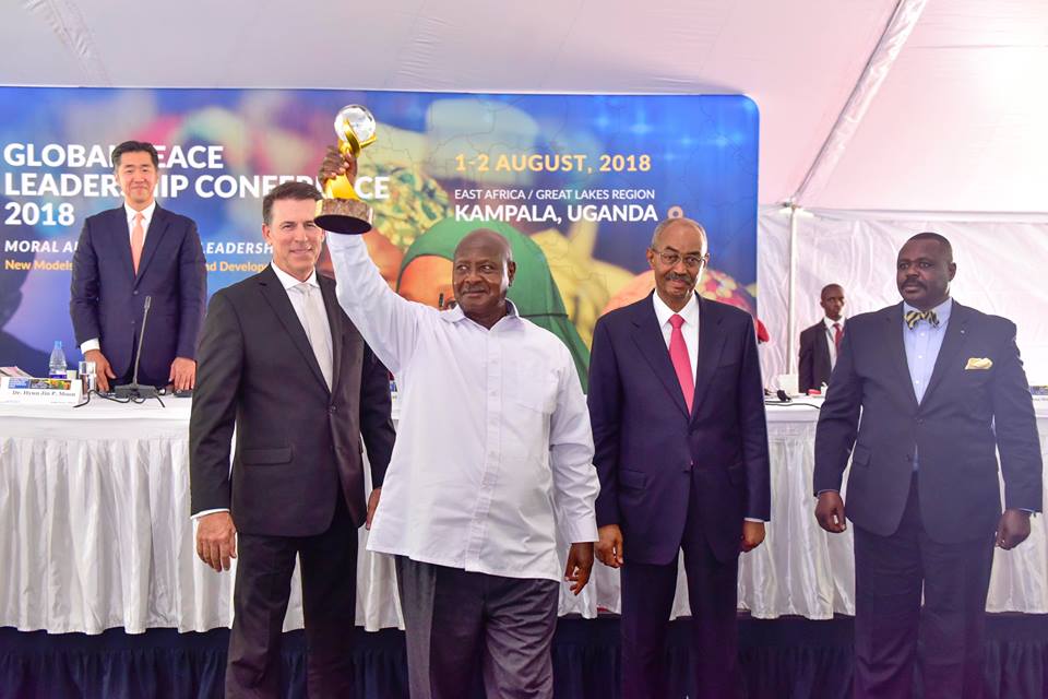 Museveni Receives Global Peace Leadership Award