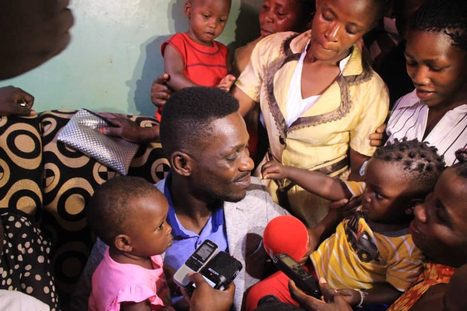 Bobi Wine Visits Slain Driver Yasin Kawuma’s Family
