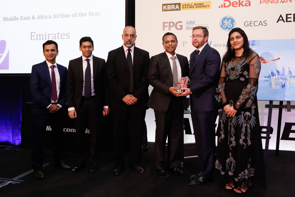 Emirates Named Airline of the Year for Middle East and Africa