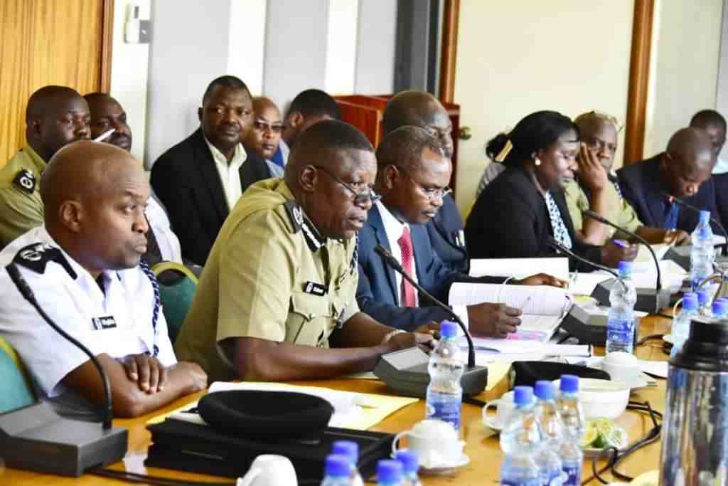 Officials from Uganda Police appear before Public Accounts Committee