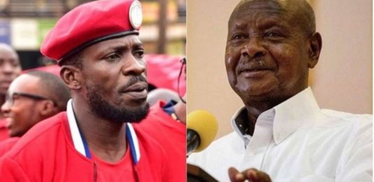 Bobi Wine and Museveni