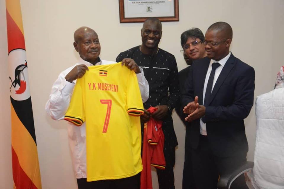 Museveni Meets Uganda Cranes, Congratulates Team Upon Qualifying for AFCON 2019