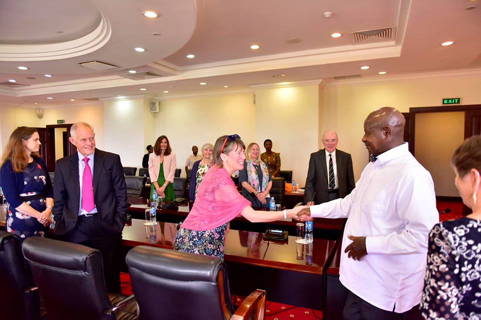 Museveni Hosts His Former Teachers at State House