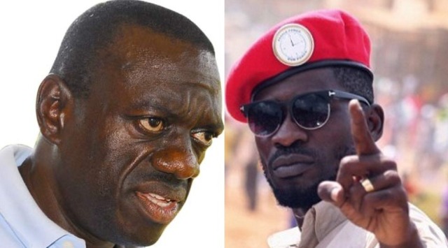 Image result for bobi wine and besigye