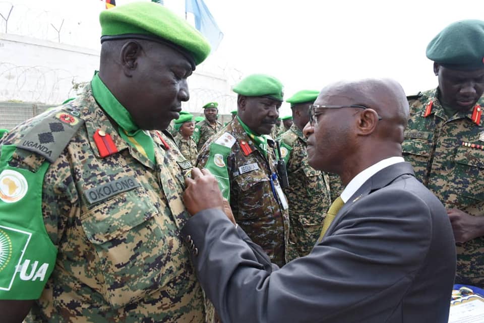 Uganda Troops Awarded African Union Medals for Contribution Towards Peace in Somalia