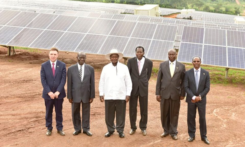 Museveni Commissions Mega Solar Project in Gomba District