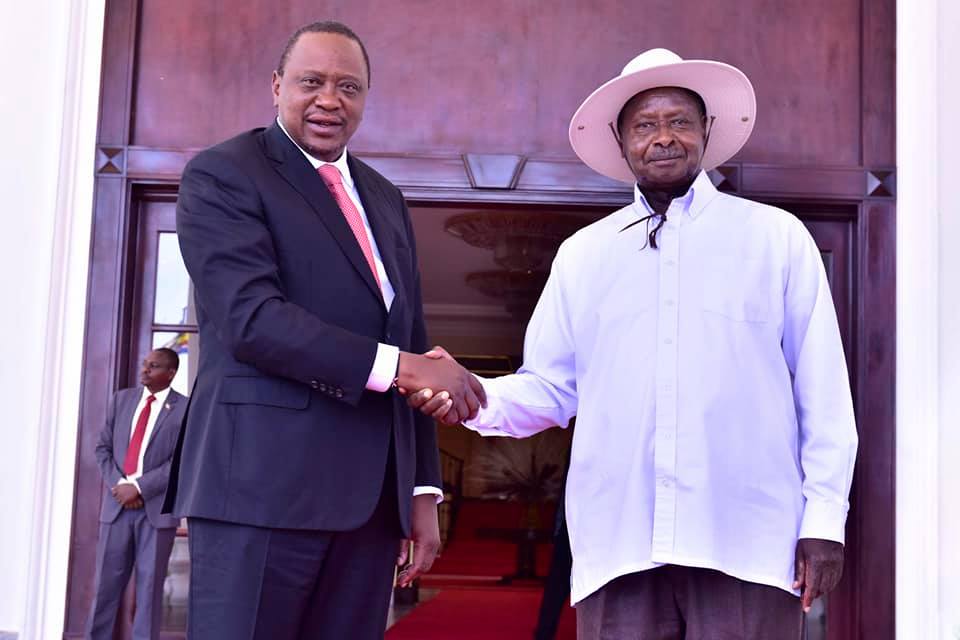 Kenyan President Uhuru Kenyatta Meets Kagame, Museveni