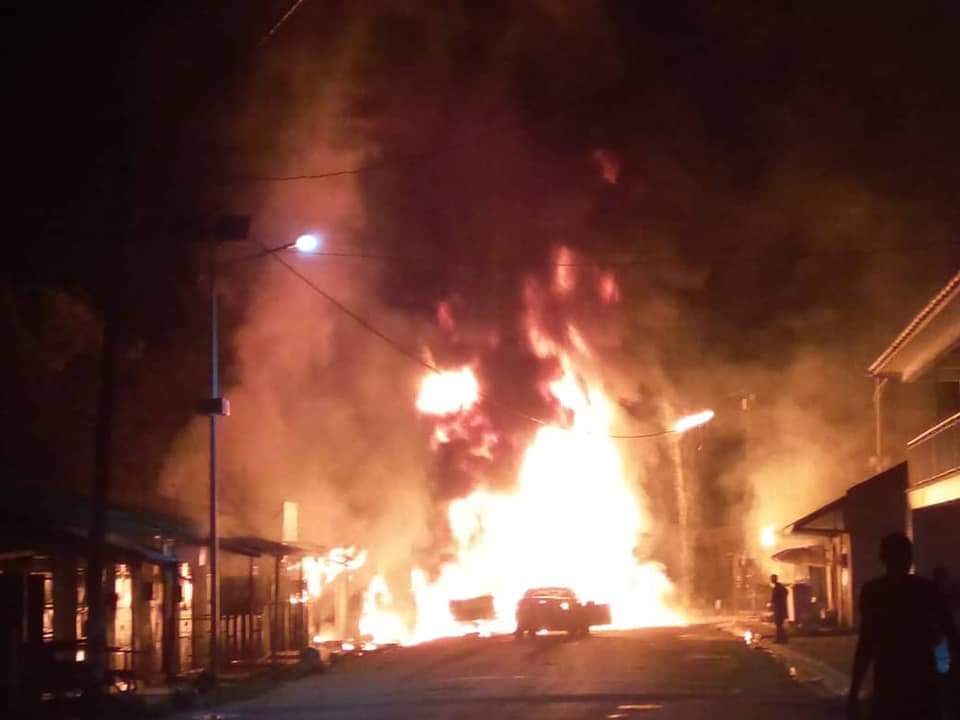 Fire Guts Fort Portal Taxi Park