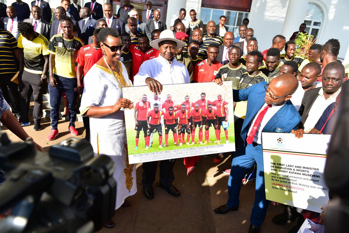 Uganda Cranes to Meet Museveni Today