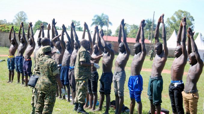 UPDF Officials Fighting Bribery With LDU Exercise