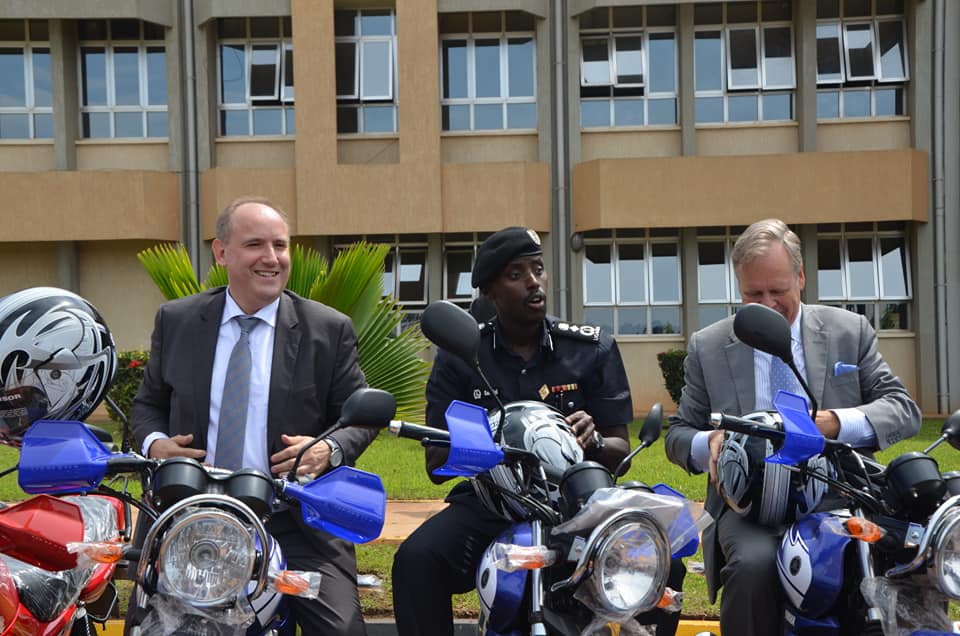 German Embassy Donates Cars, Motorcycles, Cameras To Police